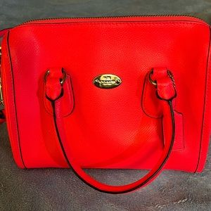 Coach Bright Pink Crossbody Bag Perfect for Spring!!